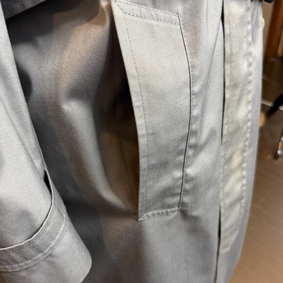 Vintage London Fog Towne Trench Coat Double Breasted Men’s Size 42 Reg Gray - Picture 6 of 16